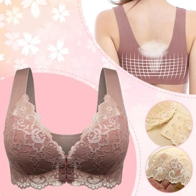 Sutiã Push-up com renda floral - Mindy (1+1 GRÁTIS)