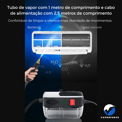 VaporForce: Limpeza a Vapor