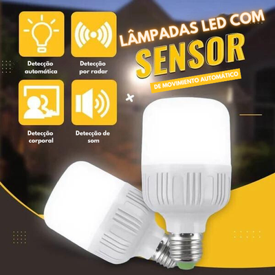 Lâmpada LED com Sensor